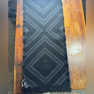 Versace Scarf Black & Gray 58”
